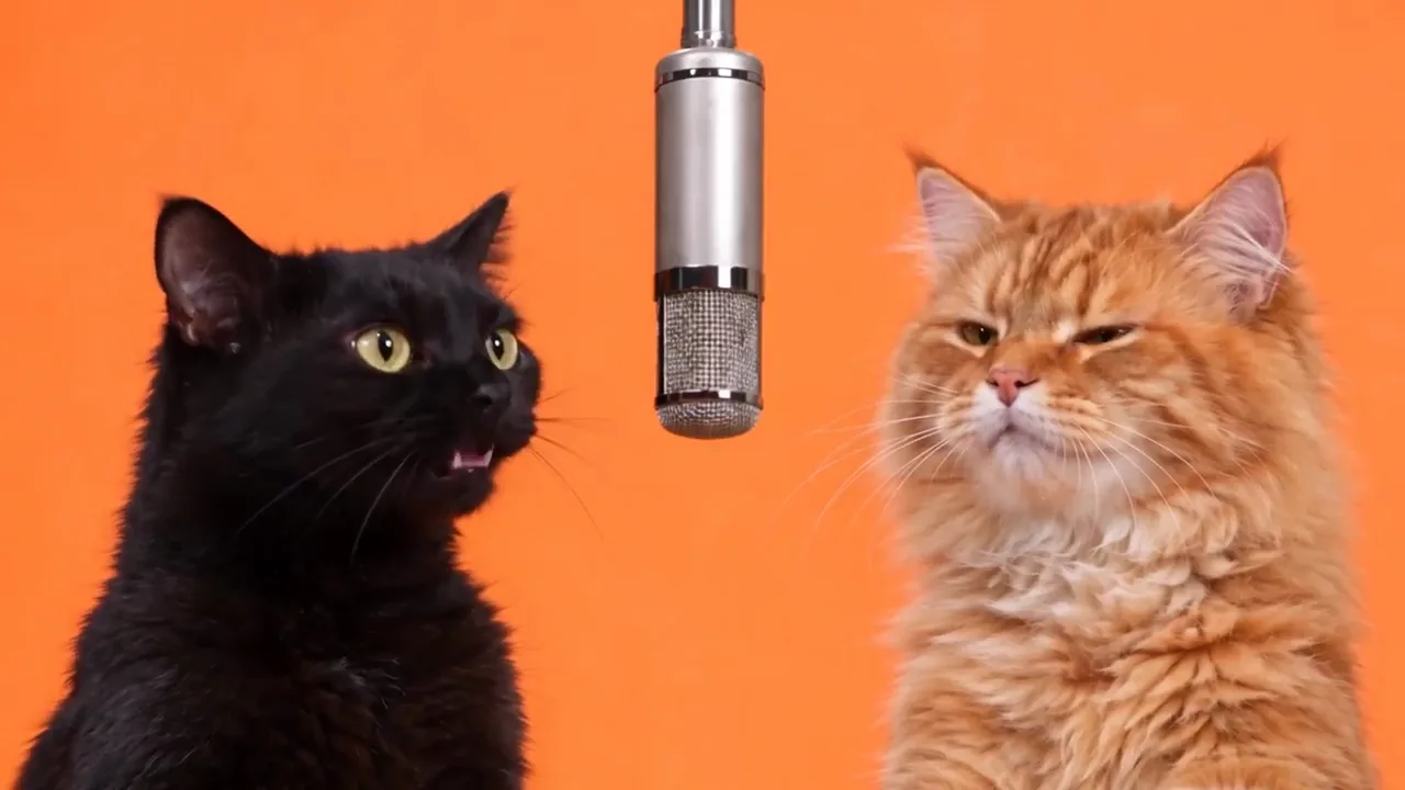 Orange Cats Duo
